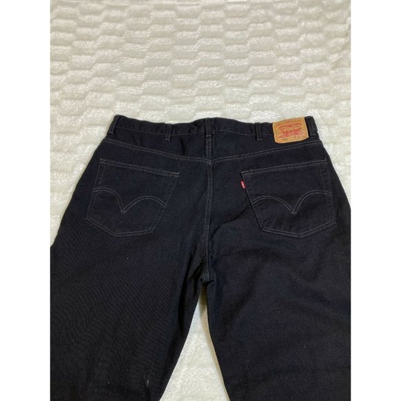 Levi's | Jeans | Levis 42 X 32 55 Relaxed Fit Black Mens Jeans | Poshmark